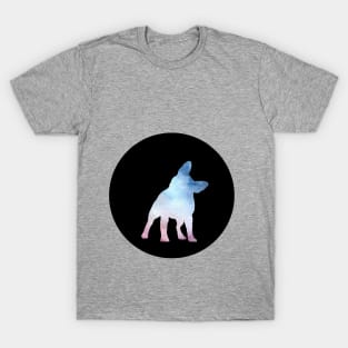 French Bulldog - Soft Lilac Silhouette T-Shirt